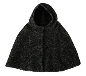 Gray Tweet Wool Kaftan Jacket Coat Top