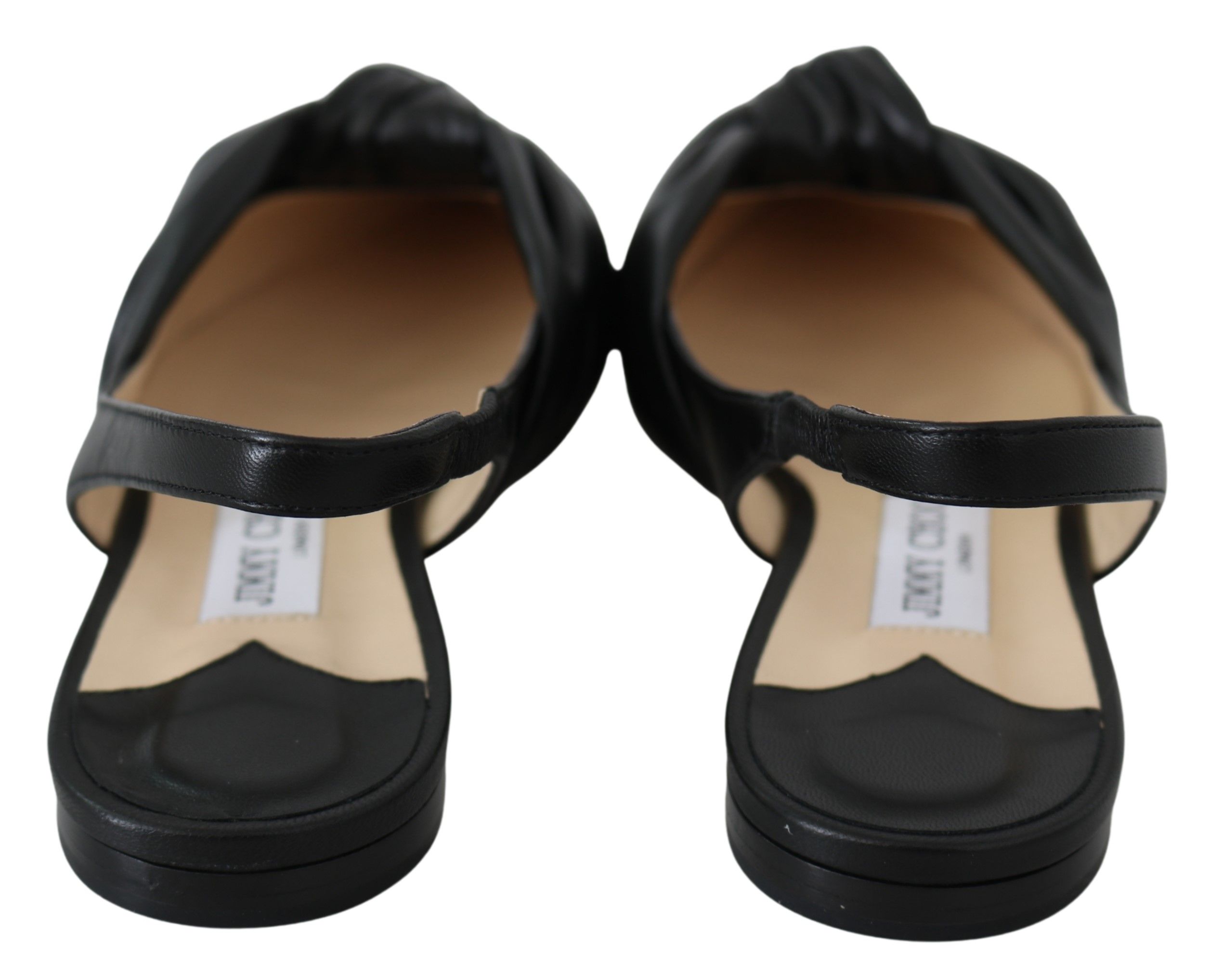 Elegant Pointed Toe Leather Flats - Image 5