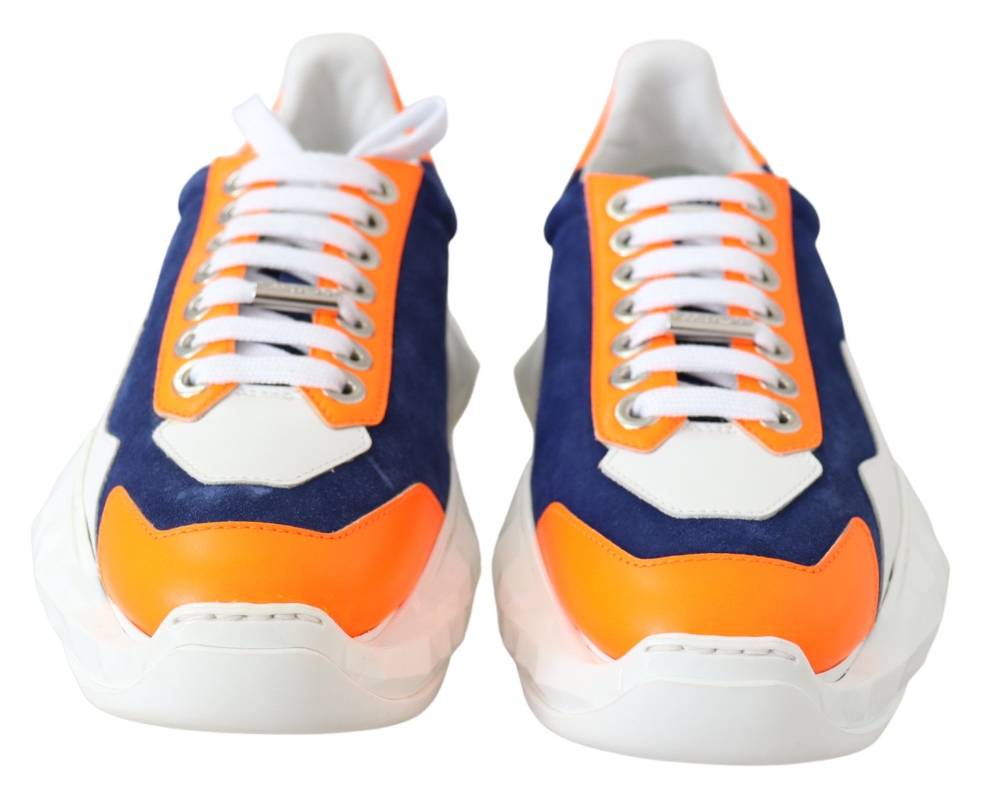 Electric Elegance Leather Mix Sneakers - Image 5