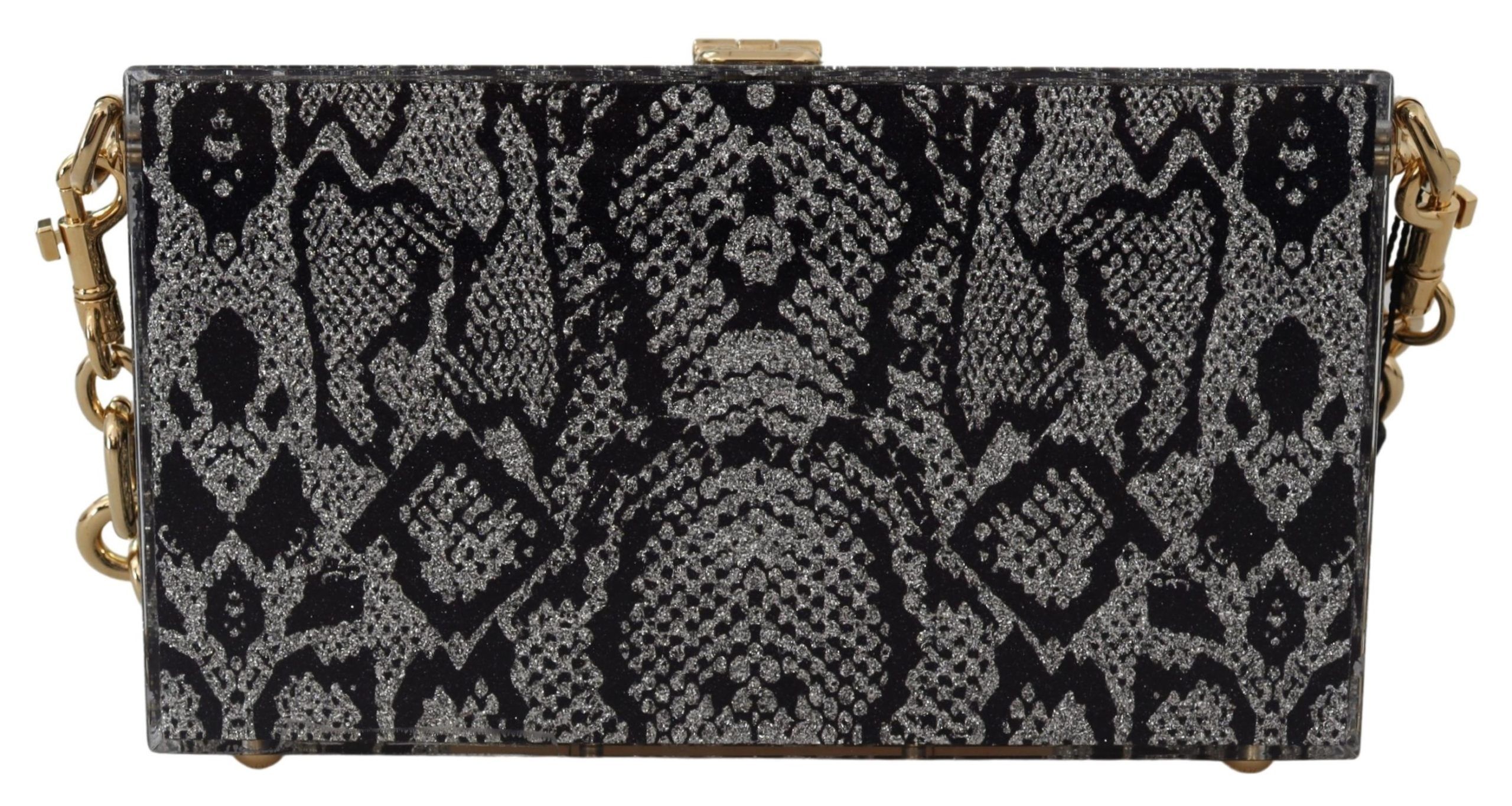 Gray Fashion Devotion Clutch Plexi SICILY BOX Purse - Image 3