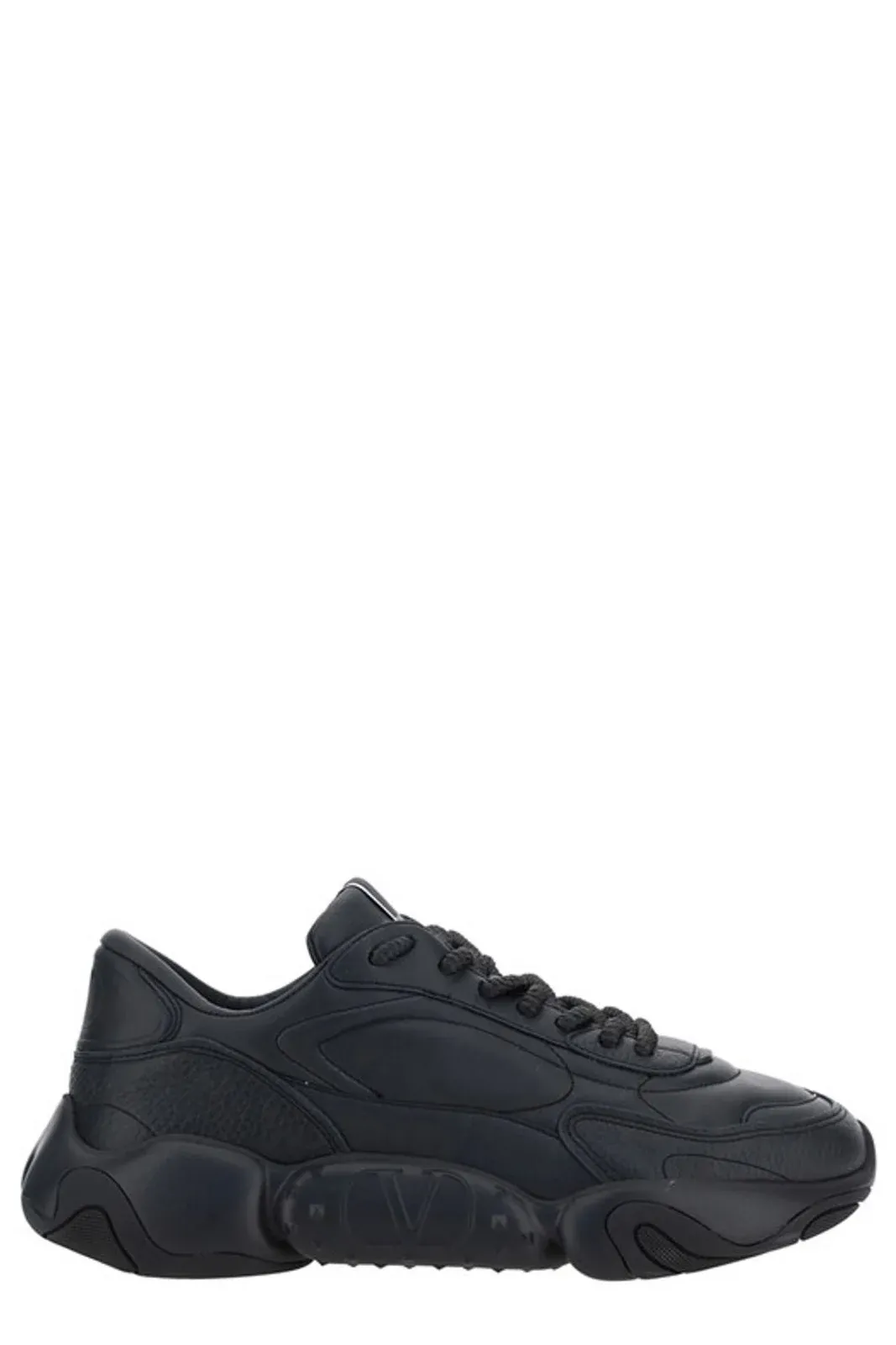 Elevated Elegance Low-Top Leather Sneakers - Image 2