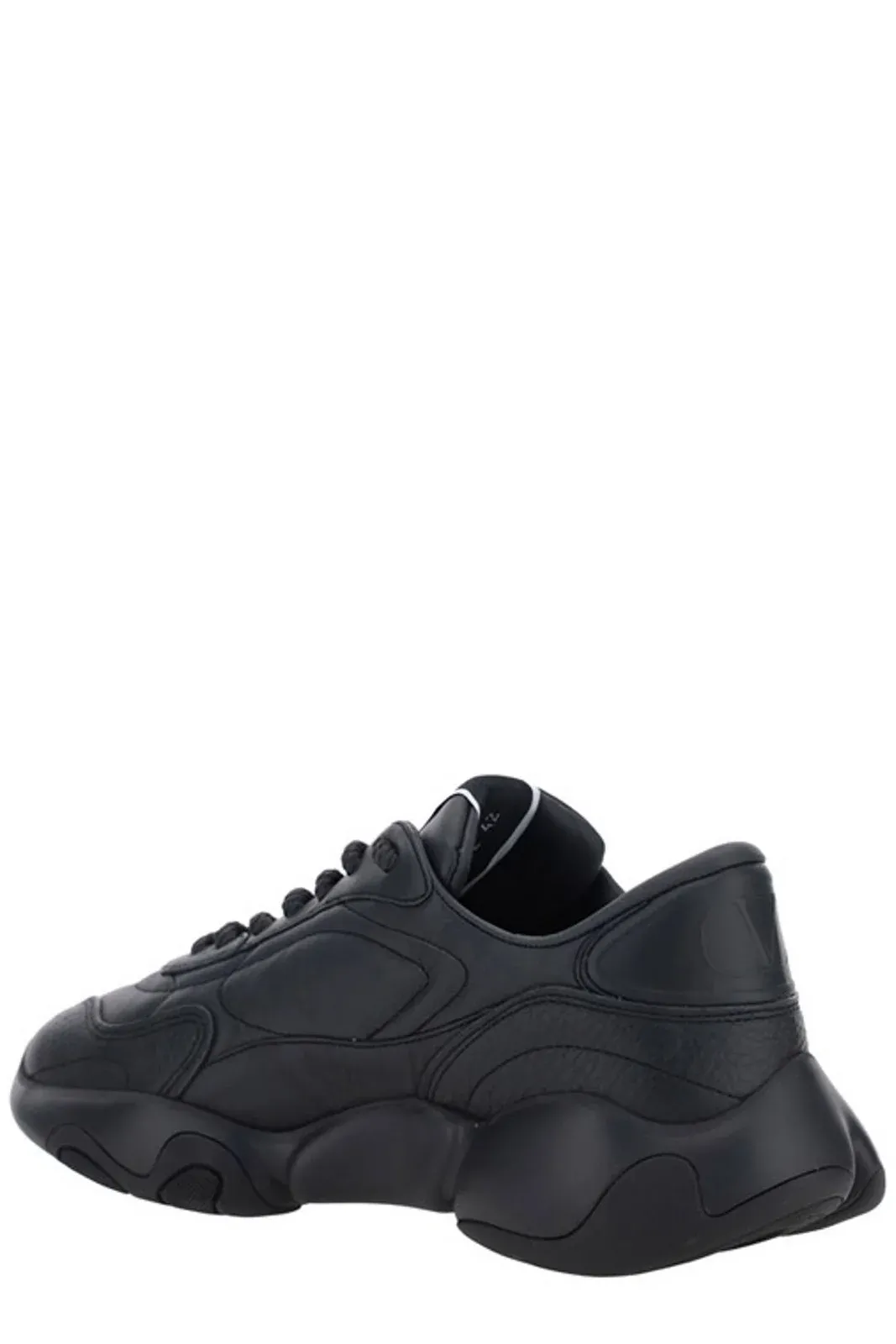 Elevated Elegance Low-Top Leather Sneakers - Image 3