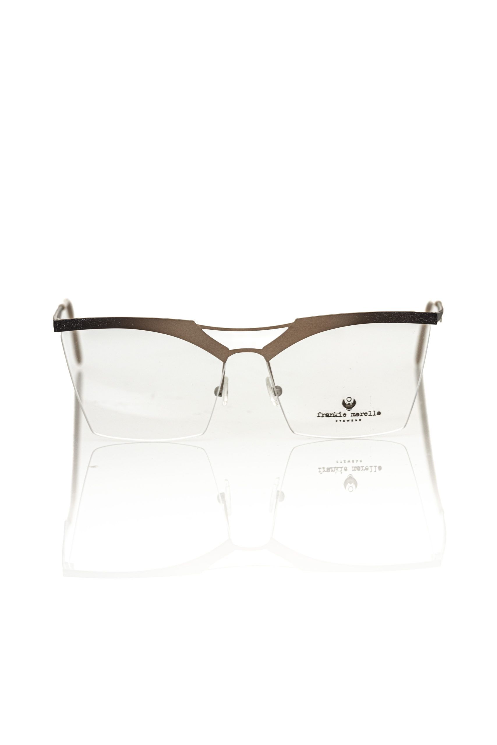 Gold Metallic Women's Eyeglass Frame