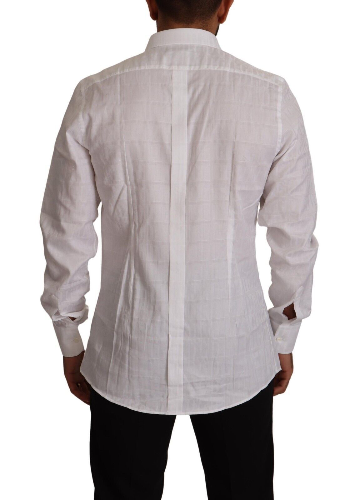 White GOLD Cotton Slim Fit Dress Formal Shirt - Image 2