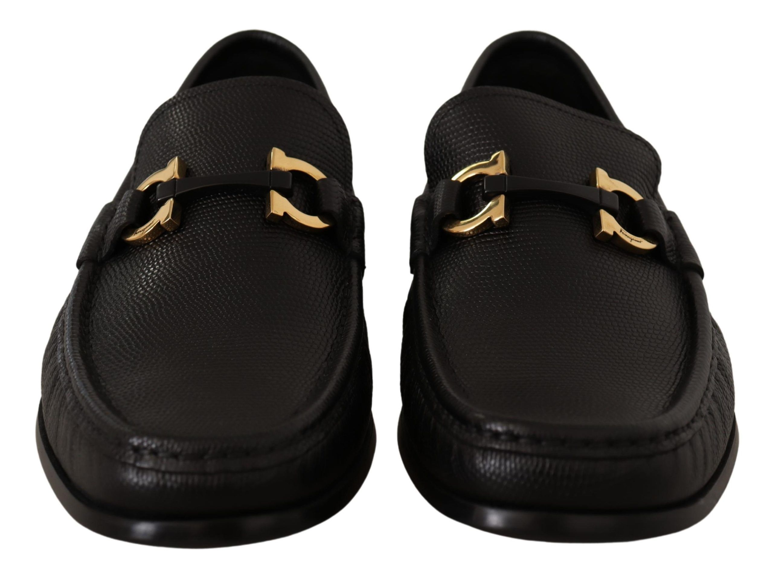 Elegant Black Calf Leather Loafers - Image 3