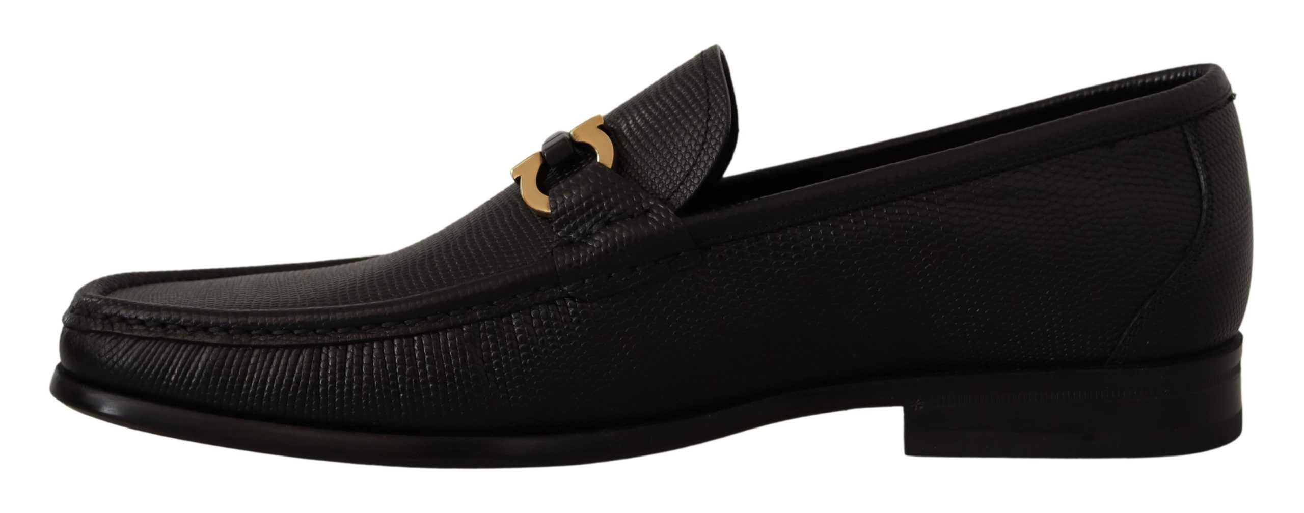 Elegant Black Calf Leather Loafers - Image 2
