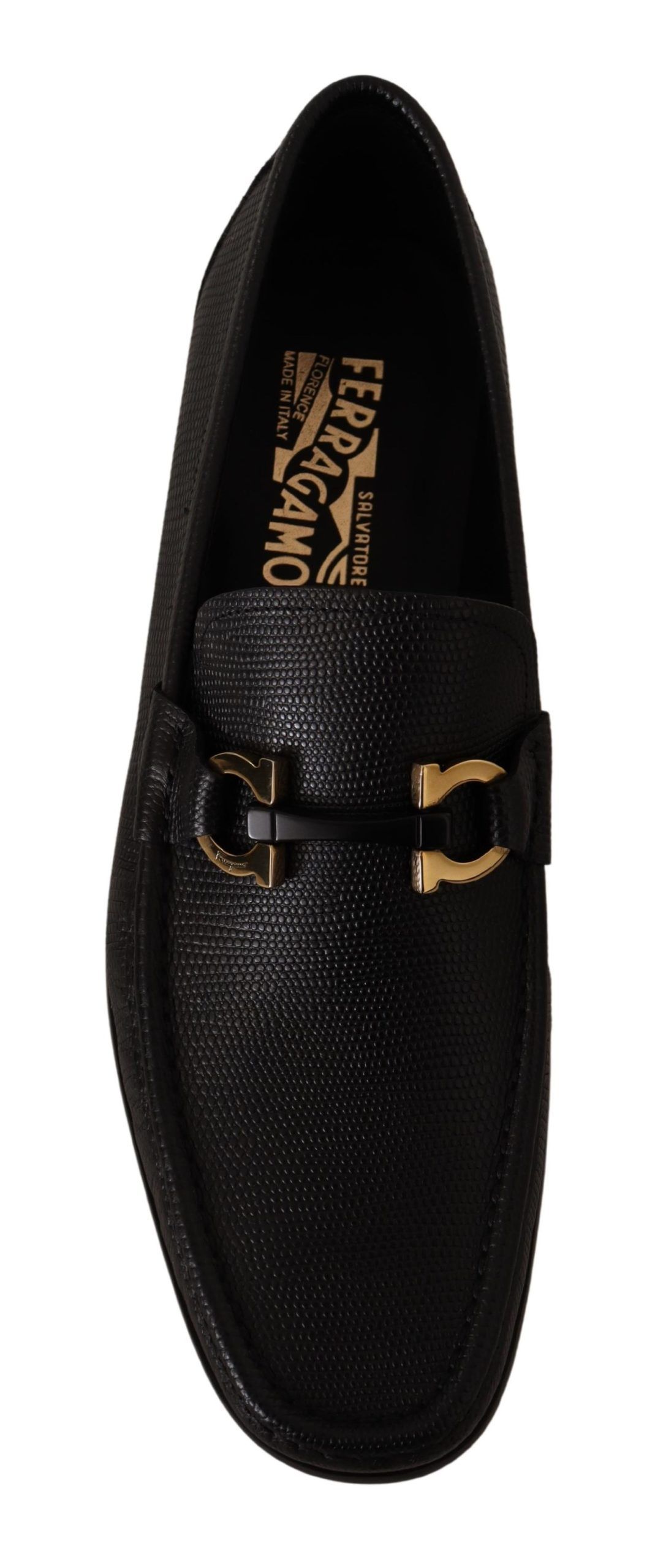 Elegant Black Calf Leather Loafers - Image 7