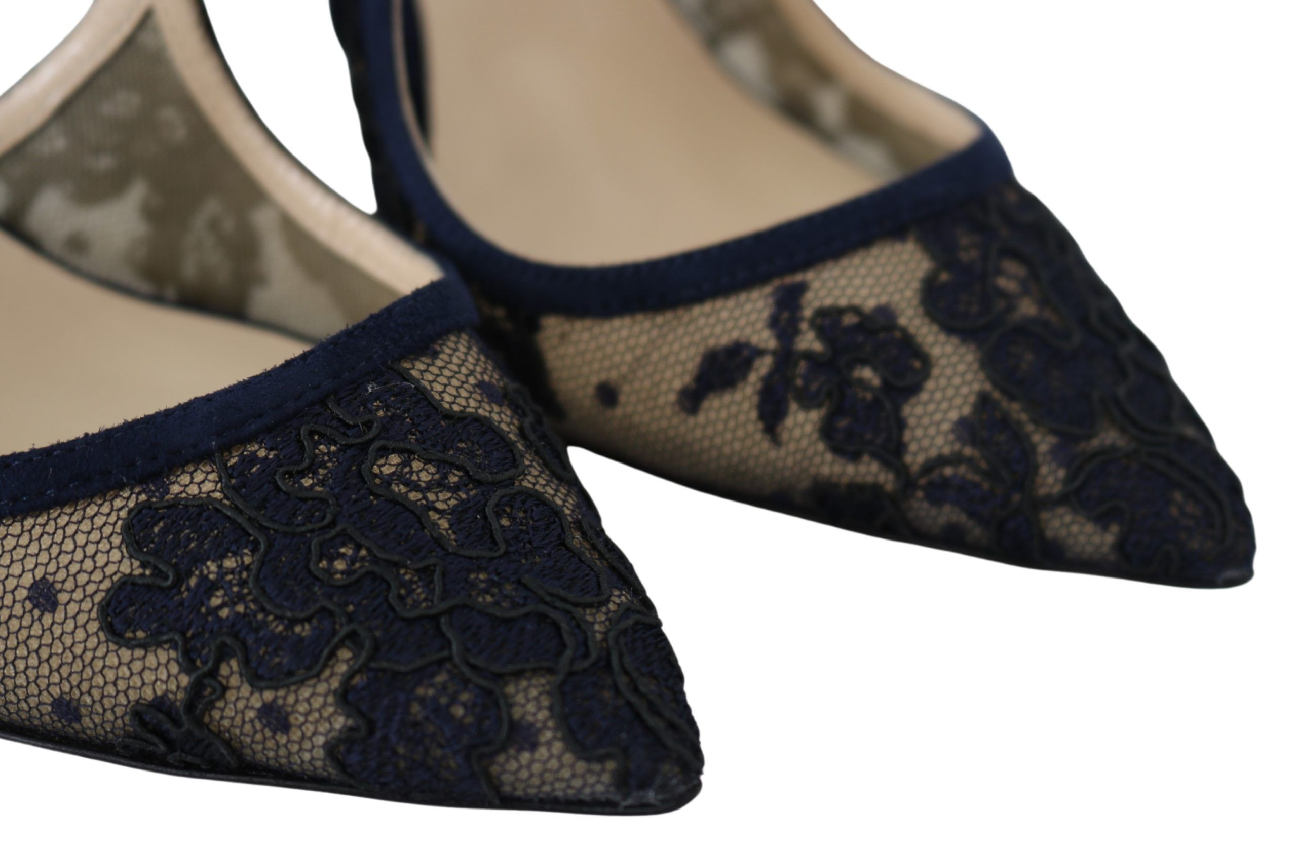 Navy Lancer Leather Pumps Elegance Unleashed - Image 3
