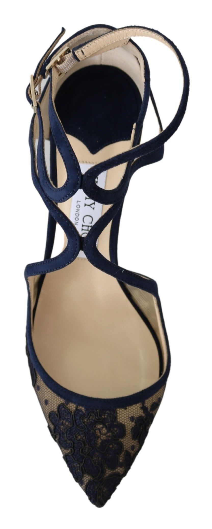 Navy Lancer Leather Pumps Elegance Unleashed - Image 4