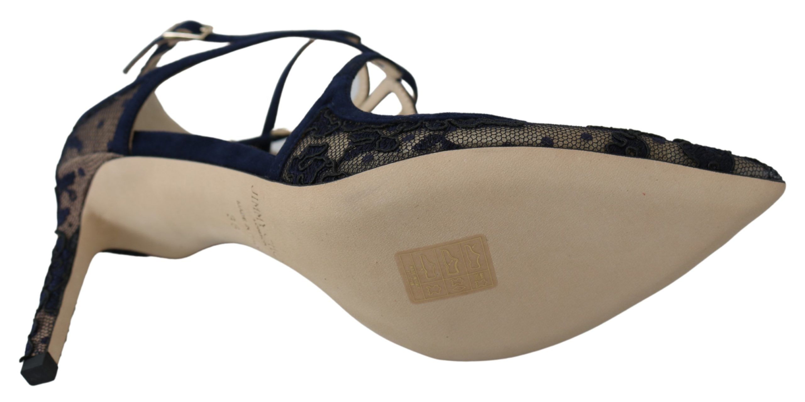 Navy Lancer Leather Pumps Elegance Unleashed - Image 6