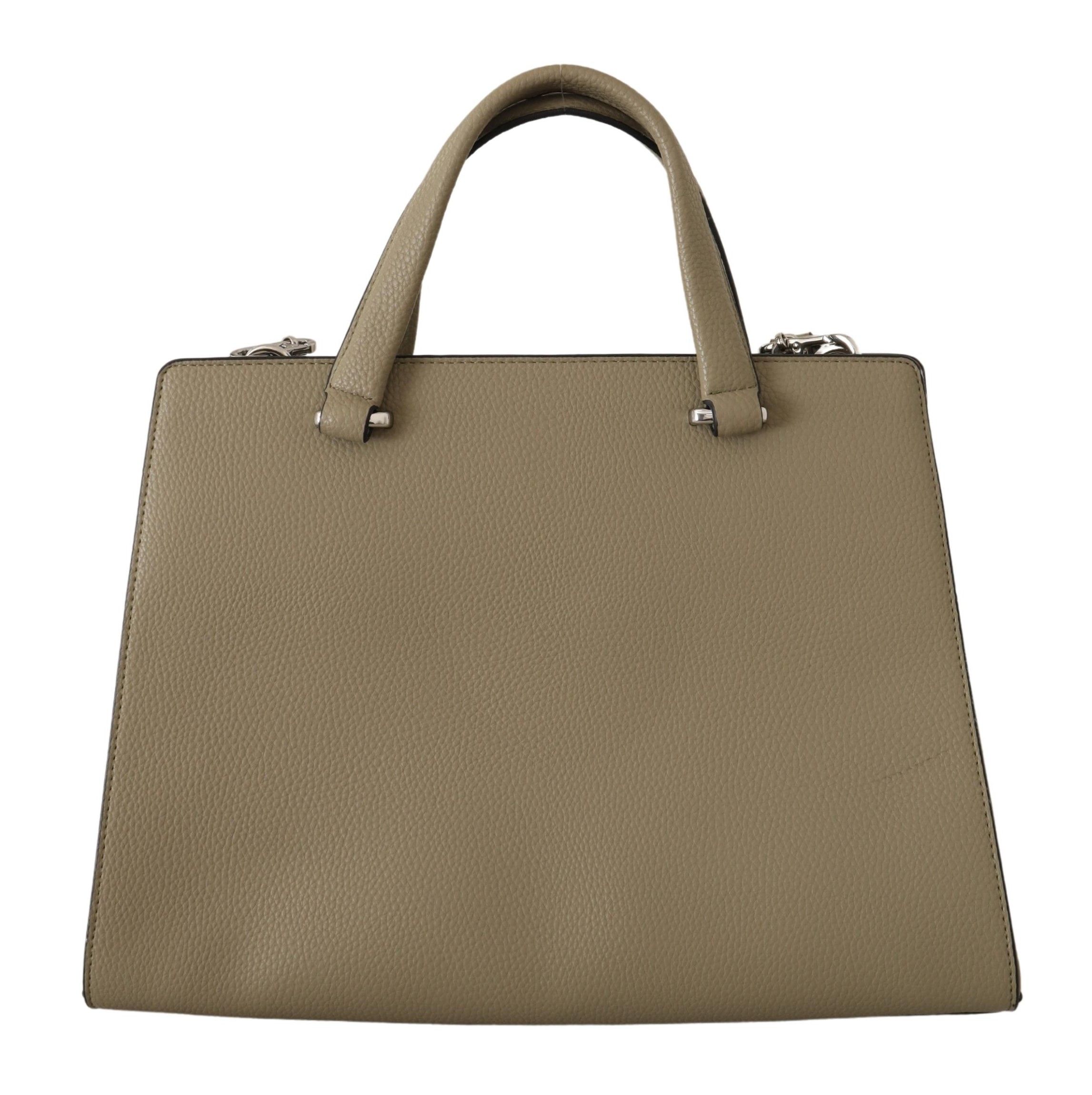 Enchanting Sage Green Leather Tote - Image 3