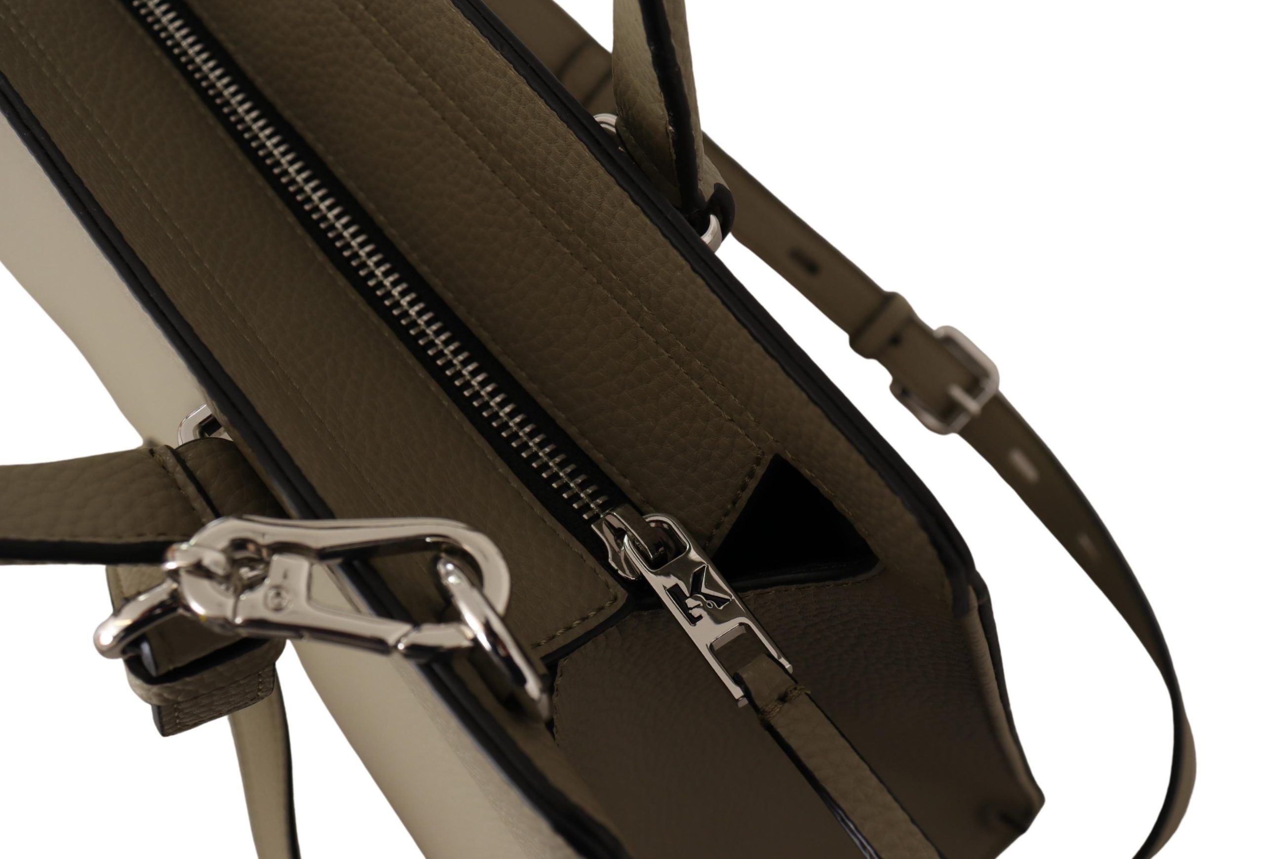 Enchanting Sage Green Leather Tote - Image 6