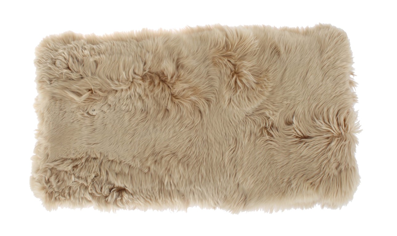 Beige Alpaca Collar Scarf - Image 5