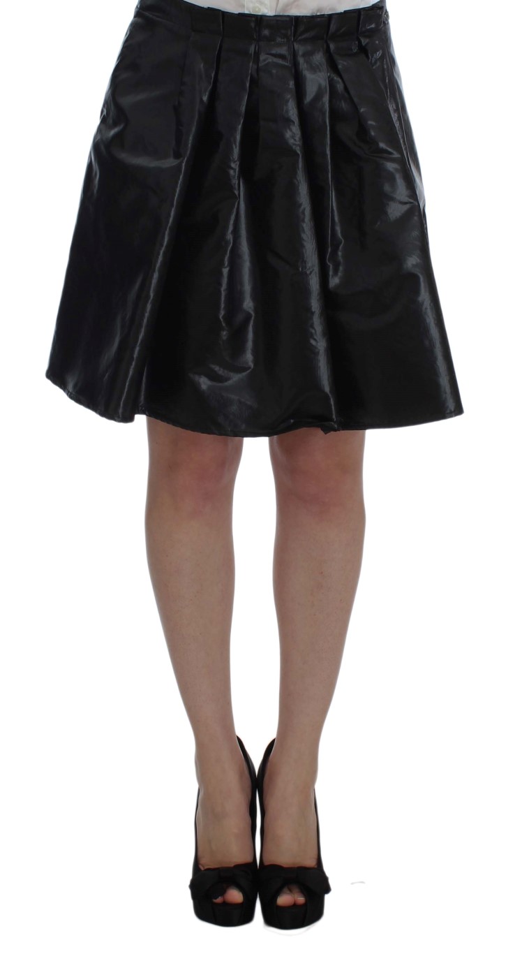Black Blue Two Piece Suit Skirt & Blazer - Image 5
