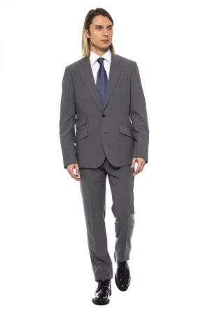 Gray Wool Men's Blazer