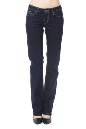 Blue Cotton Women's Jeans