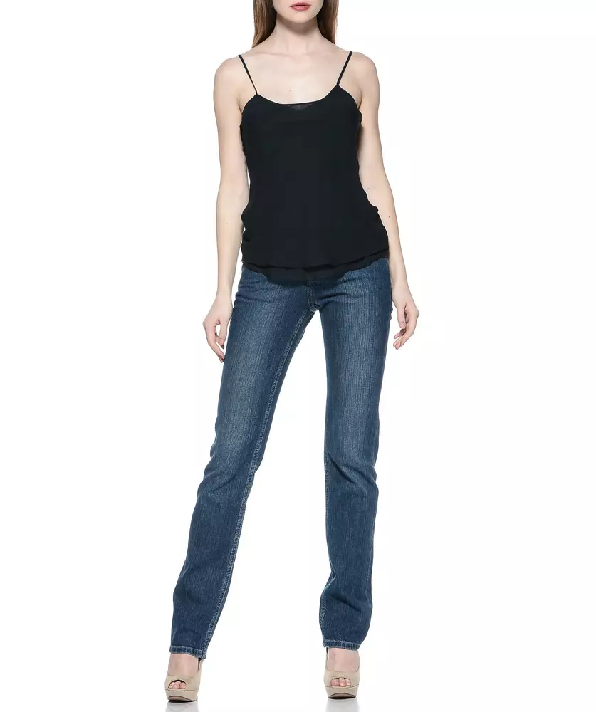 Blue Cotton Women Jeans - Image 3