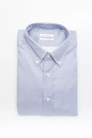 Light Blue Cotton Men Shirt