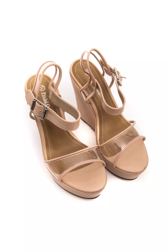 Beige Polyethylene Women Sandal - Image 2