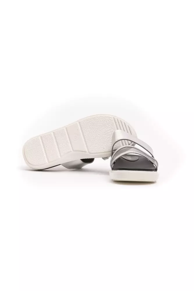 Silver Polyethylene Women Sandal - Image 4