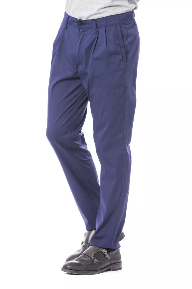 Blue Cotton Men's Chino Pant - Image 2