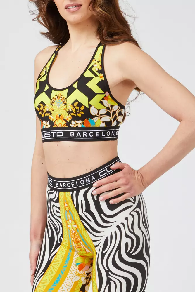 Yellow Polyamide Women Top - Image 2
