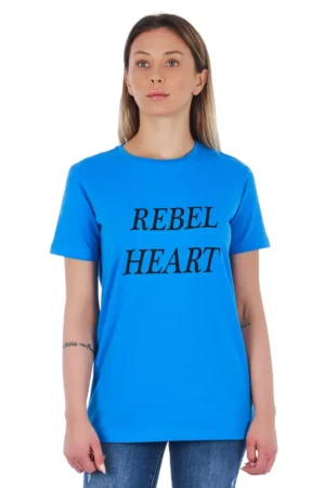 Light Blue Cotton Women Top