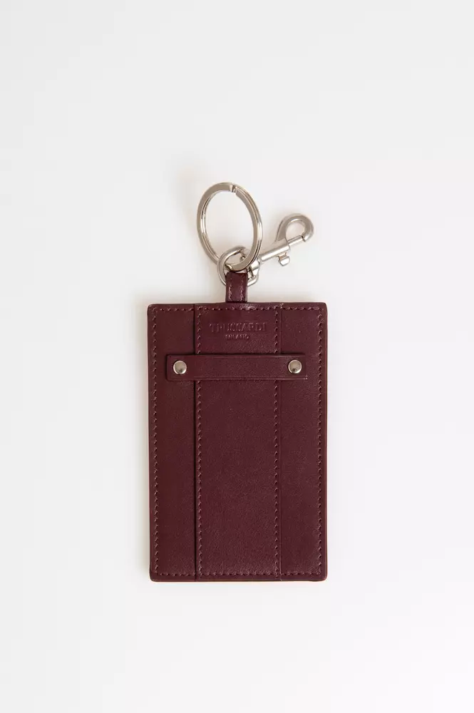 Brown Leather Men Badge Holder - Image 3