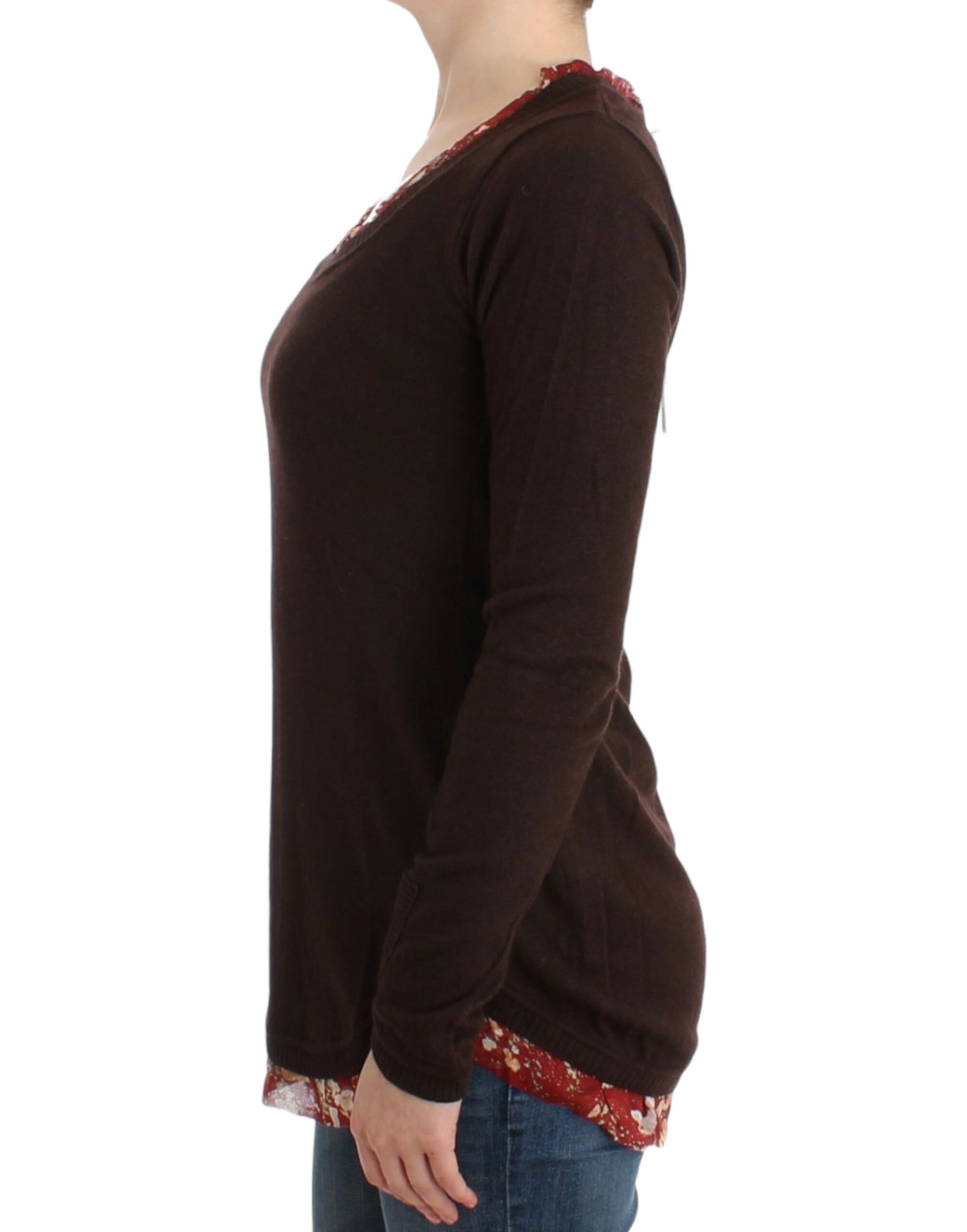Brown crewneck sweater - Image 2