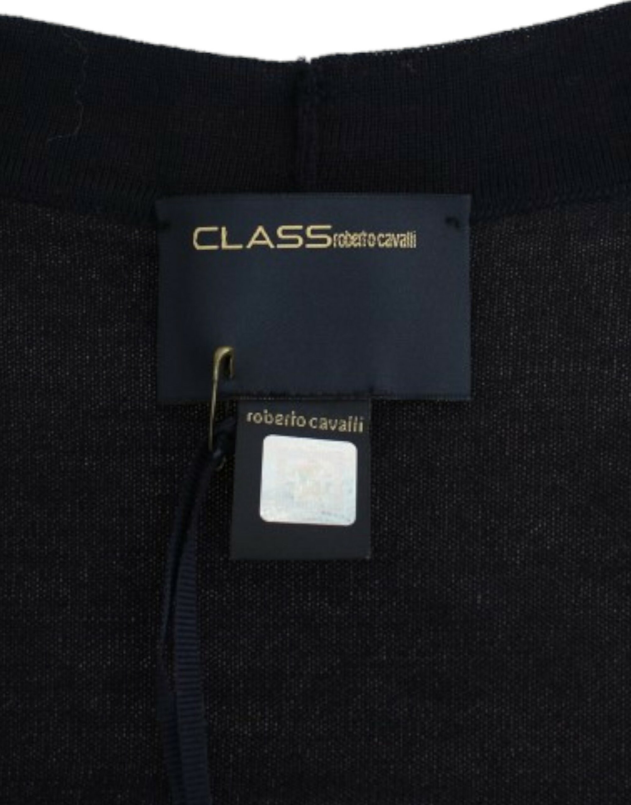 Blue cropped wool cardigan - Image 5