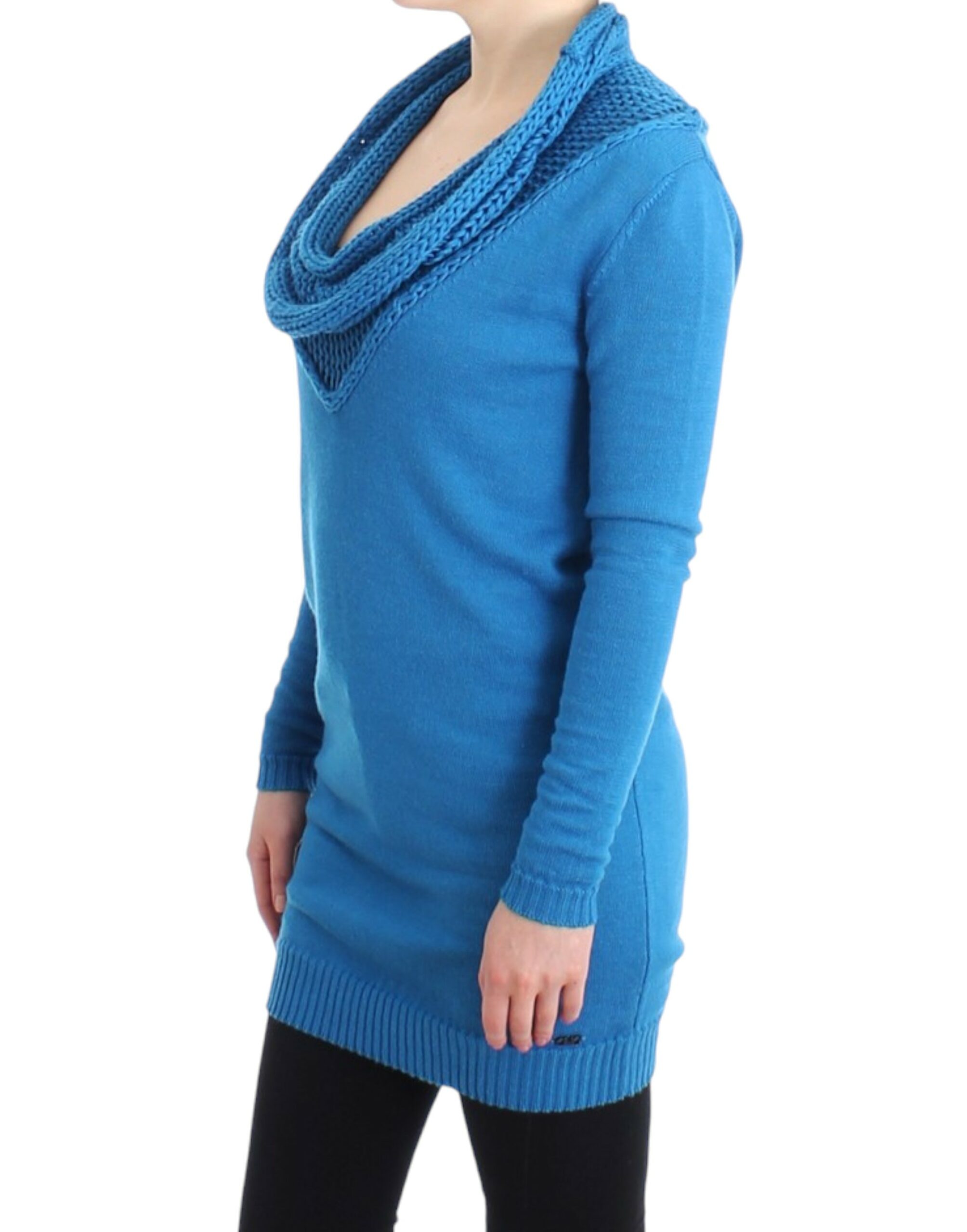 Blue scoopneck sweater - Image 2