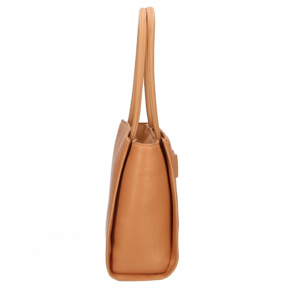 Brown Polyethylene Women Shoulder Bag - Image 4