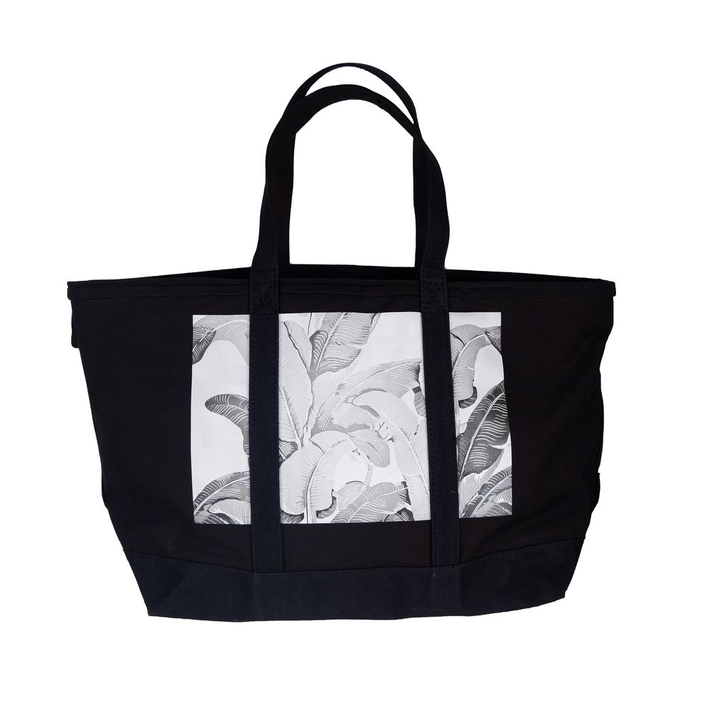 Black Cotton Women Shoulder Bag - Image 2