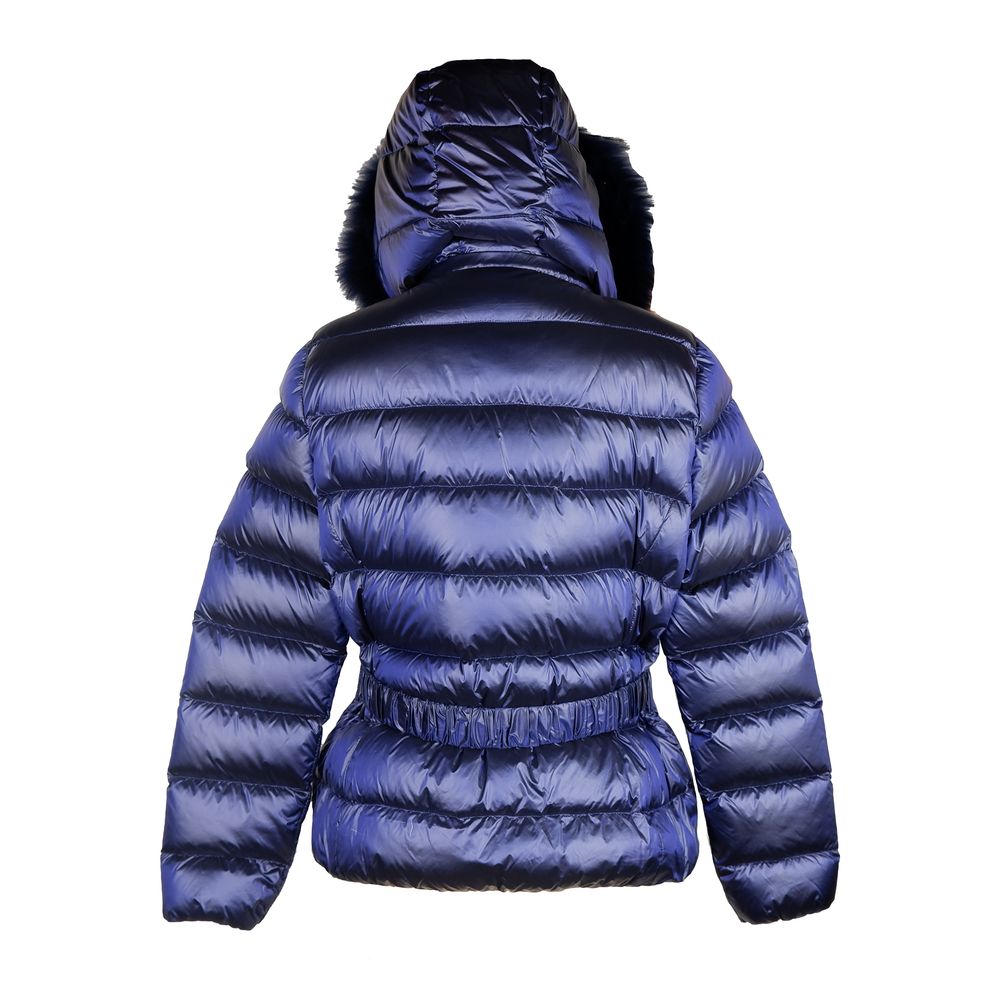 Chic Blue Yes Zee Jacket with Murmasky Fur - Image 2