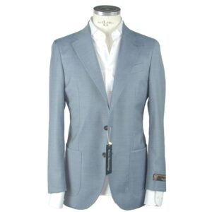 Blue Wool Men's Blazer