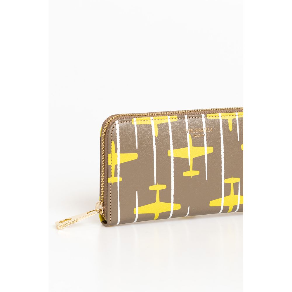 Beige Leather Women Wallet - Image 3