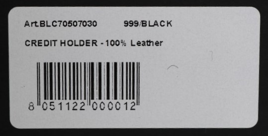 Black Leather Cardholder Wallet - Image 6
