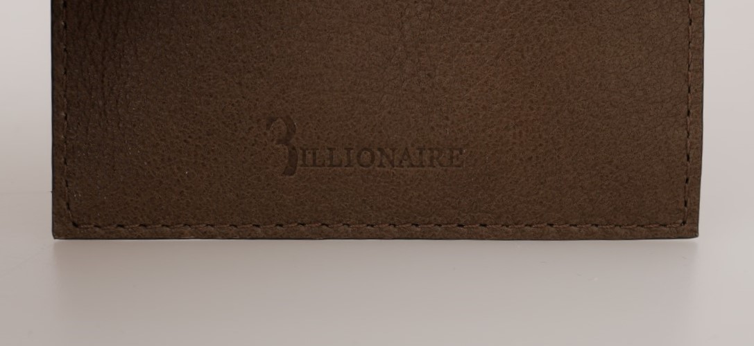Brown Leather Cardholder Wallet - Image 5