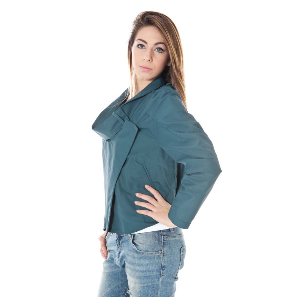 Green Polyamide Women Jacket - Image 2