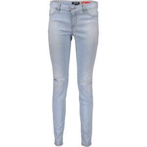 Blue Cotton Women Jeans