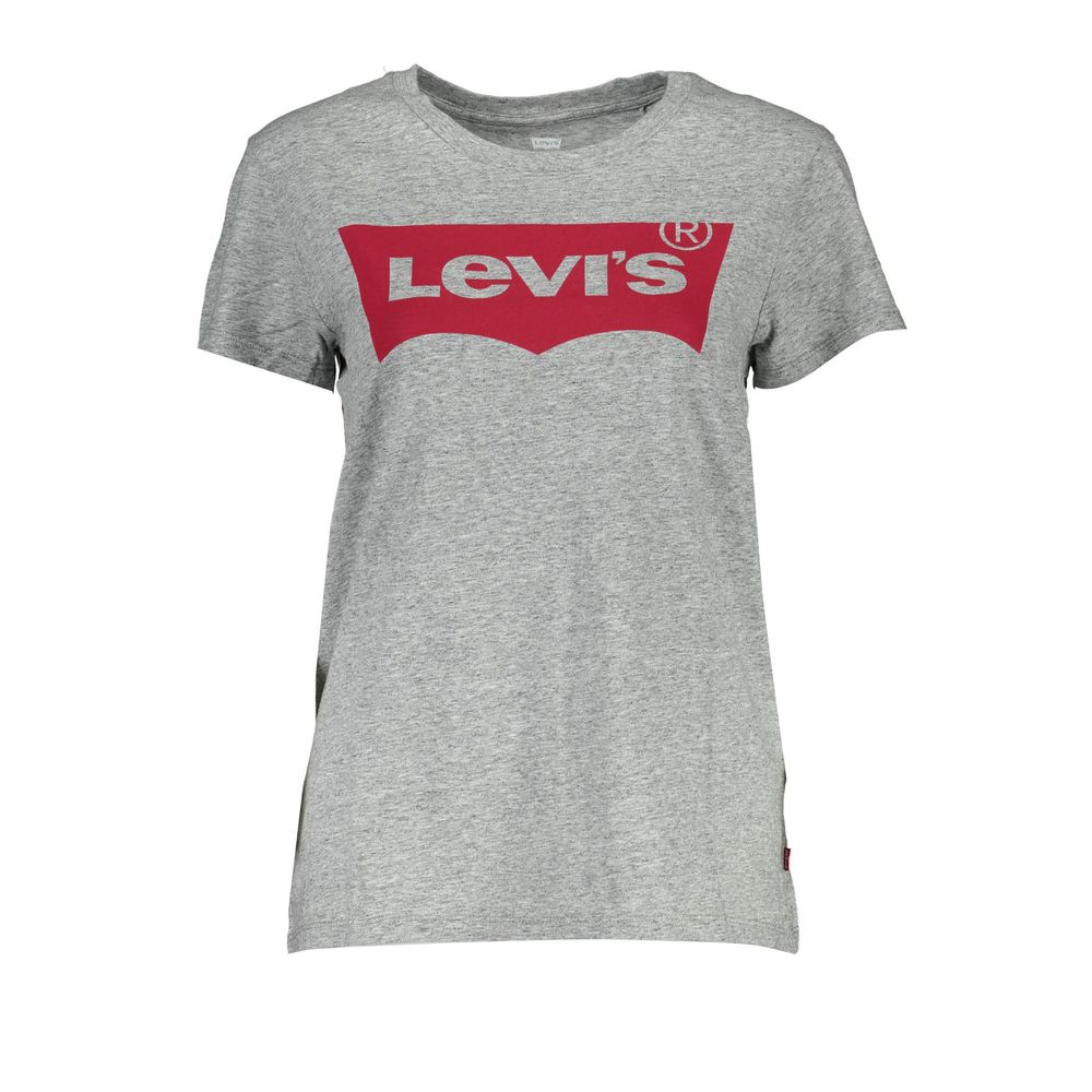Gray Cotton Unisex T-Shirt