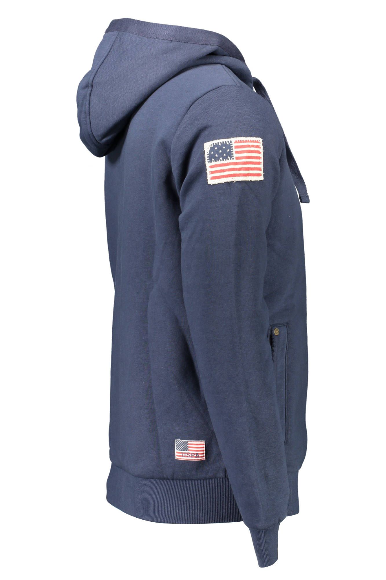 Blue Cotton Men Sweater - Image 3