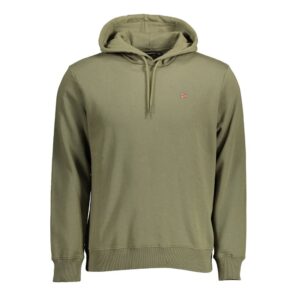Green Cotton Men Sweater