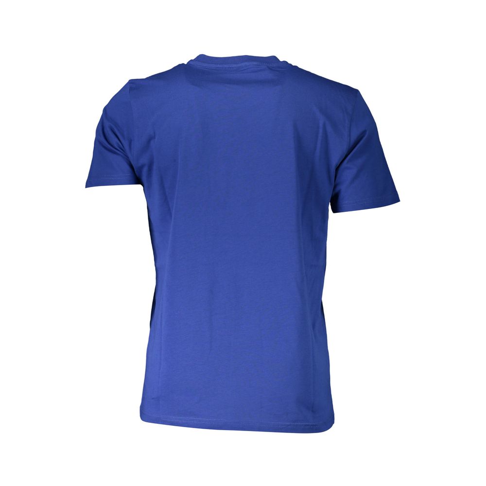 Blue Cotton Men T-Shirt - Image 2
