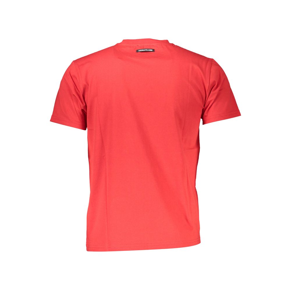 Red Cotton Men T-Shirt - Image 2