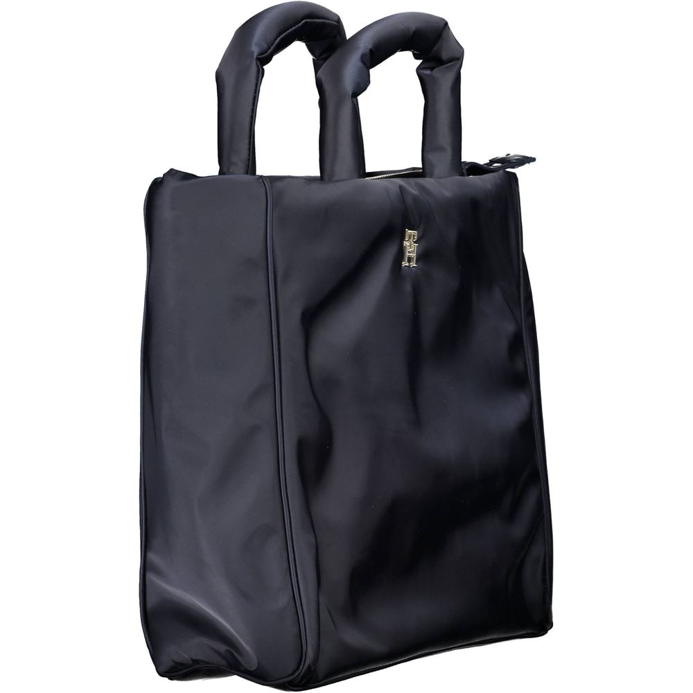 Blue Polyester Women Handbag - Image 3