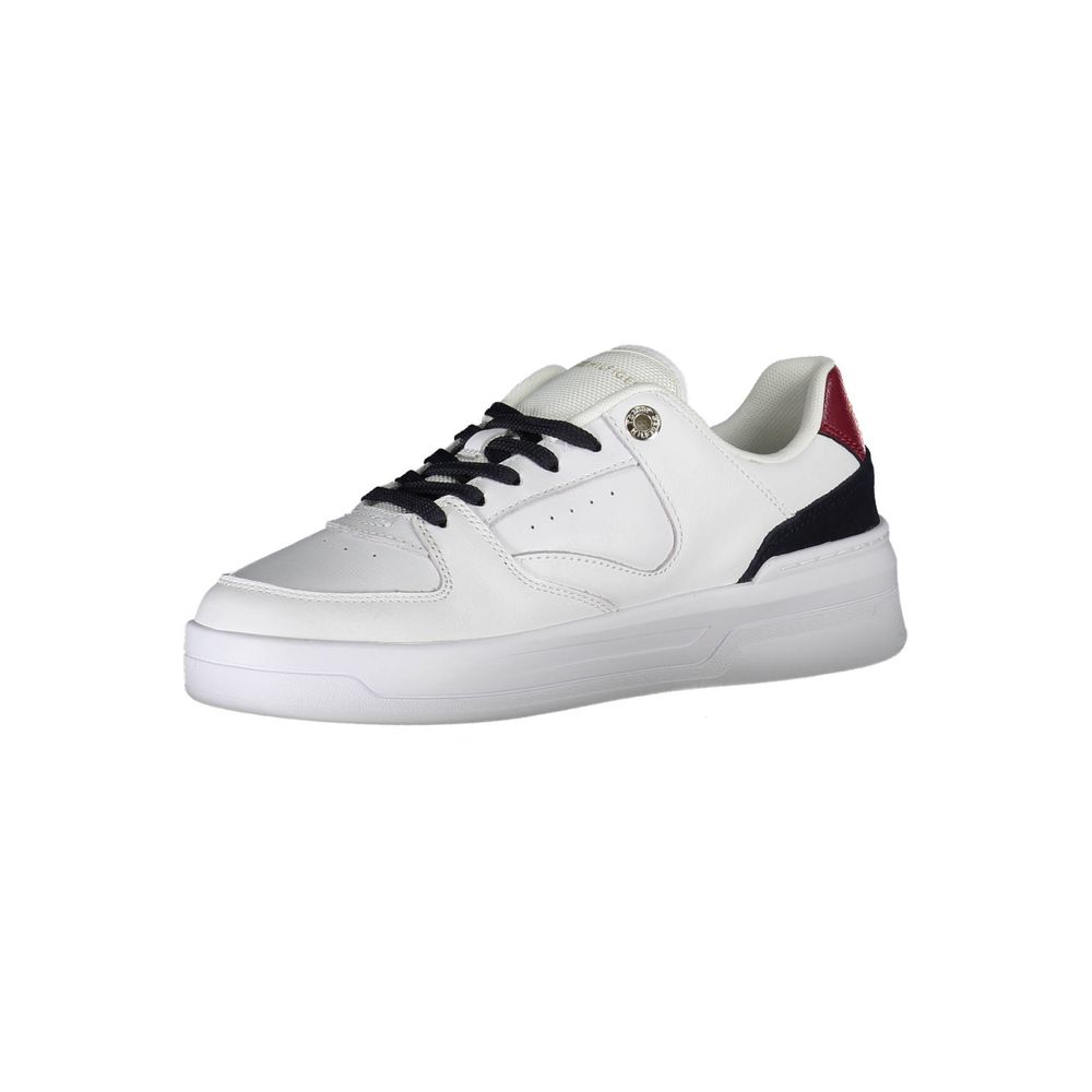 White Leather Women Sneaker - Image 3