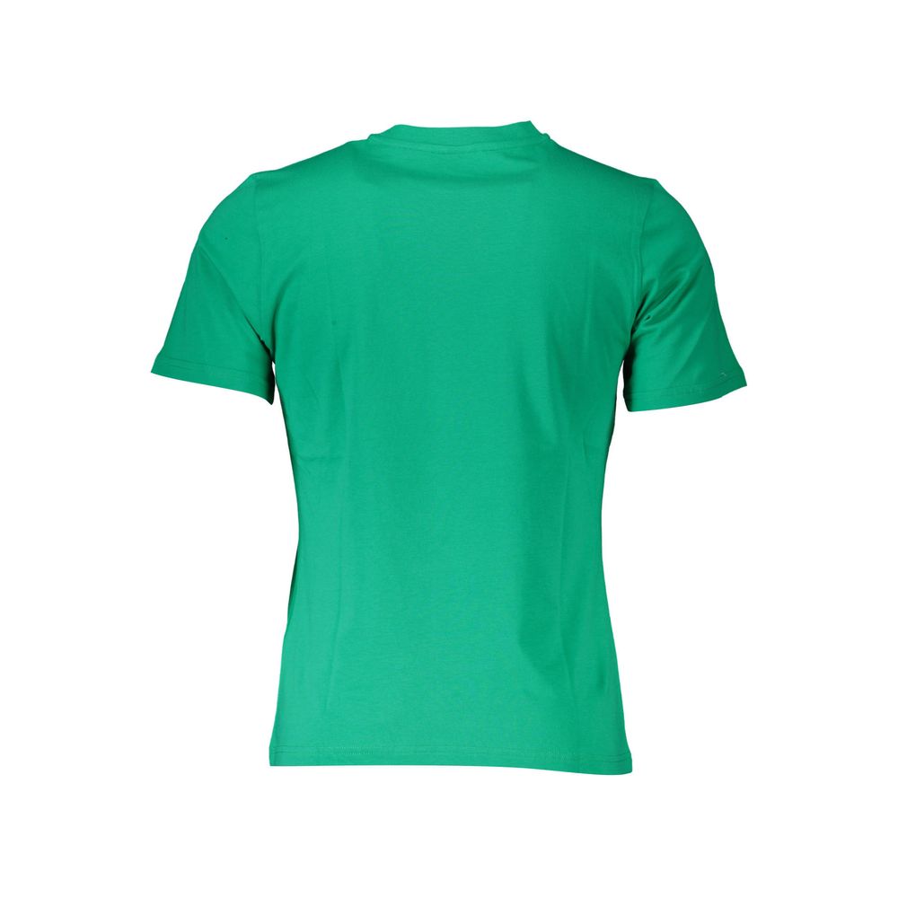 Green Cotton Men T-Shirt - Image 2